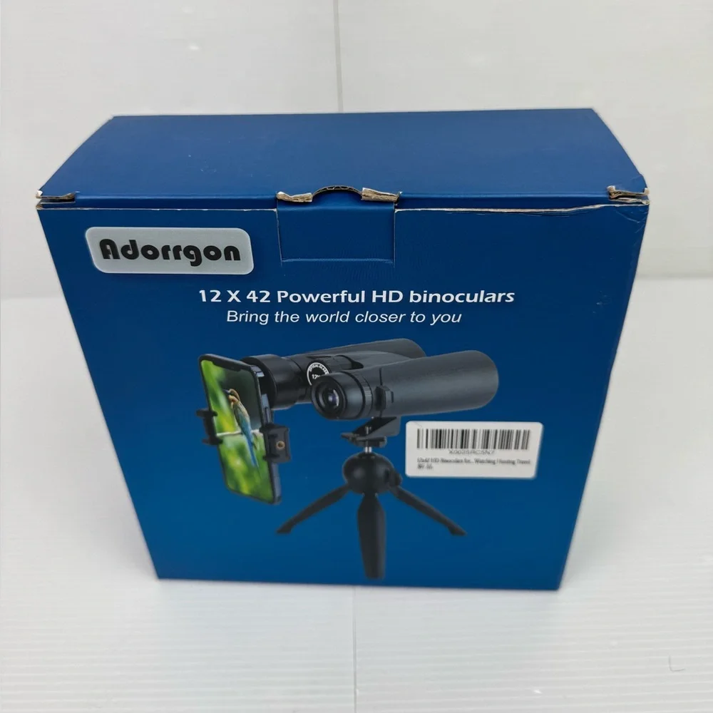 Adorrgon 12x42 HD Binoculars B07GF4JCDY For Watching Hunting Travel New Open Box